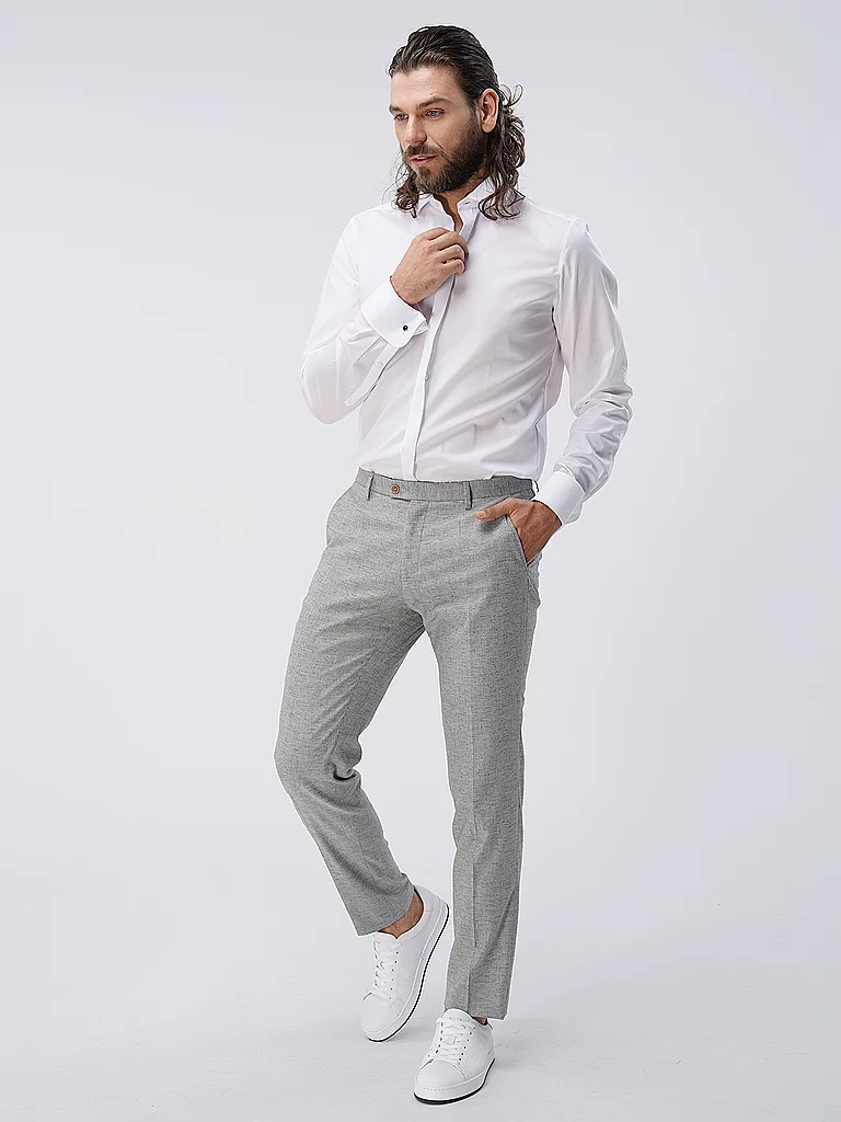 OLYMP Level Five Dress Shirt White 38 5